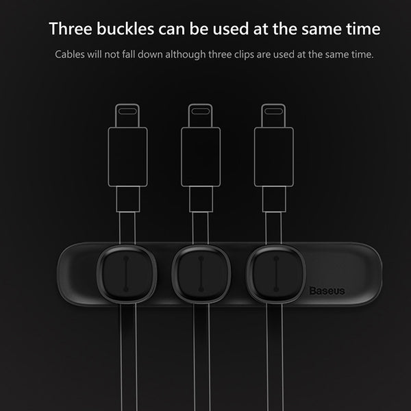 Praktische magnetische Kabelclips mit minimalistischer Optik